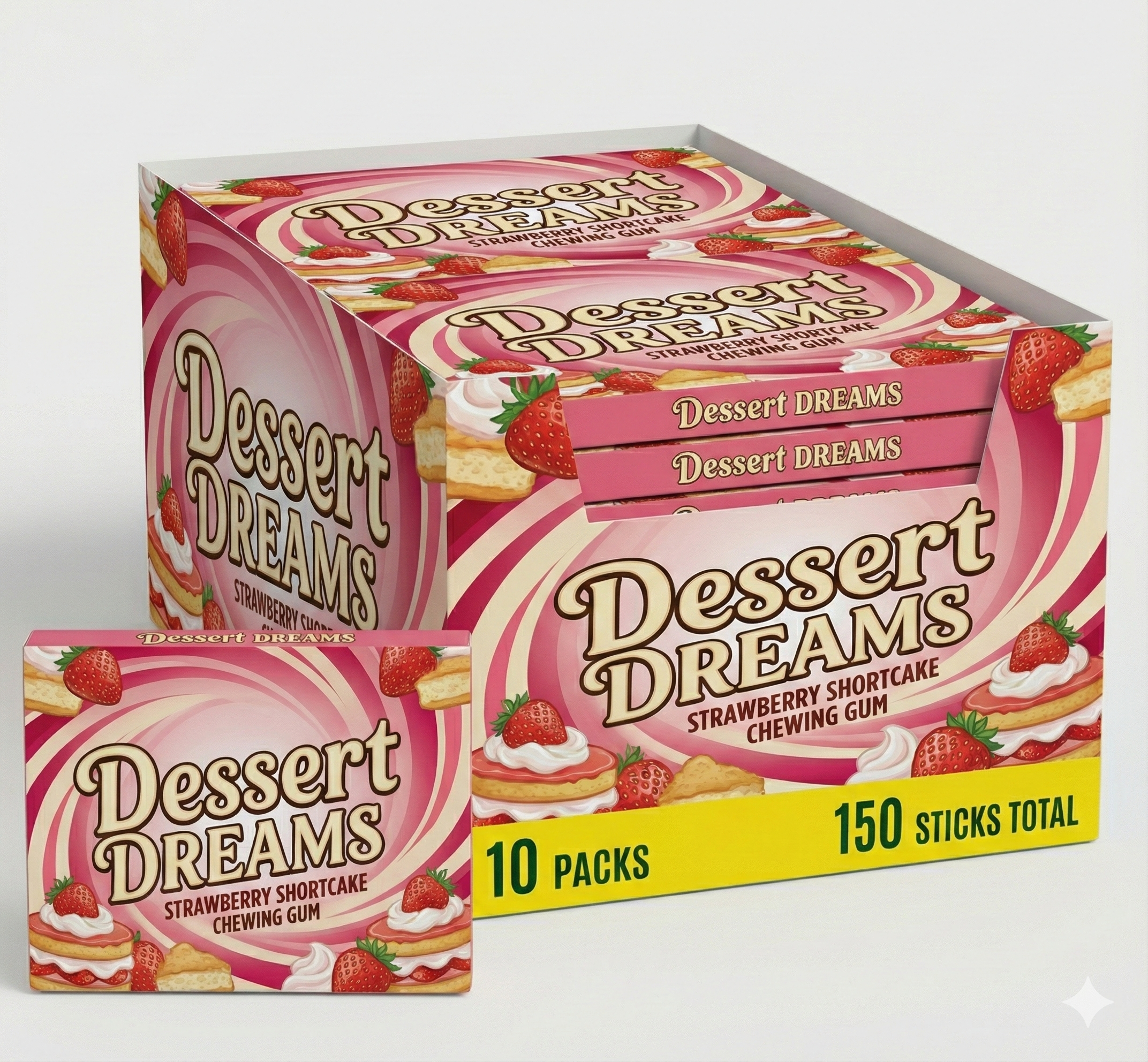 Strawberry Shortcake Dessert Dreams Gum