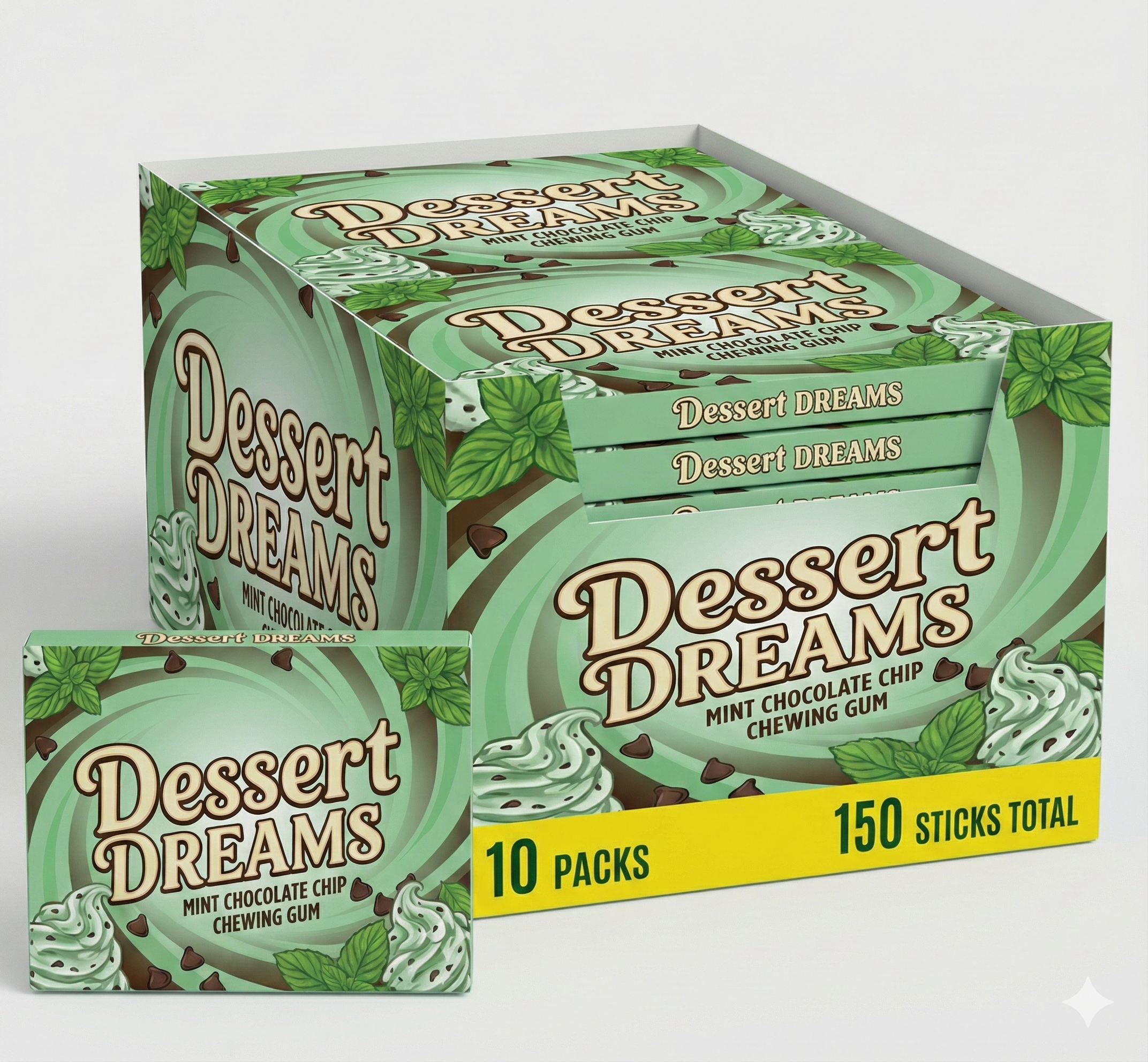 Mint Chocolate Chip Dessert Dreams Gum